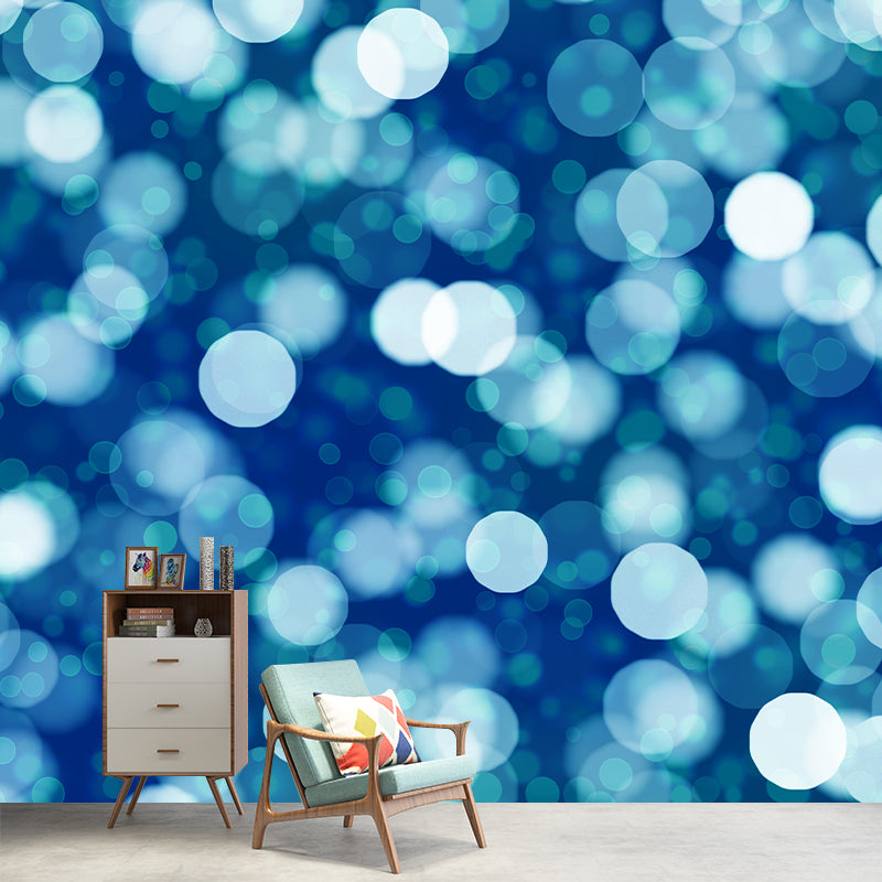 Bokeh Mural Wallpaper Moisture Resistant Wall Covering for Room Decoration