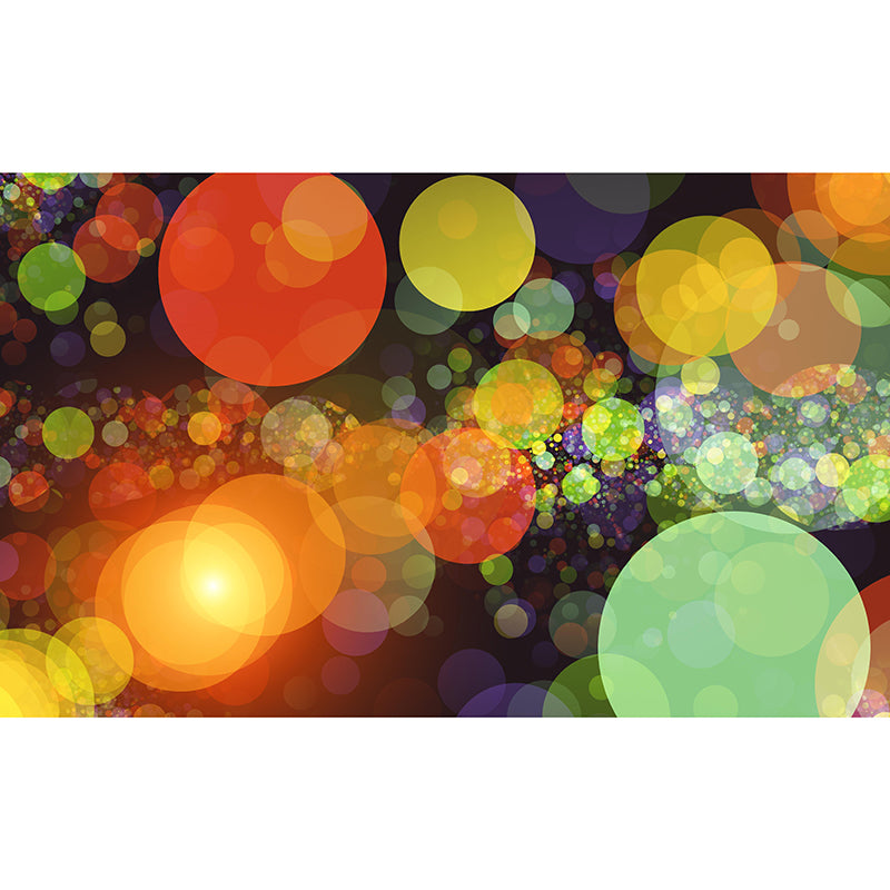 Blurry Pattern Mural Modern Style Stain Resistant Decorative Wall Art for Sitting Room