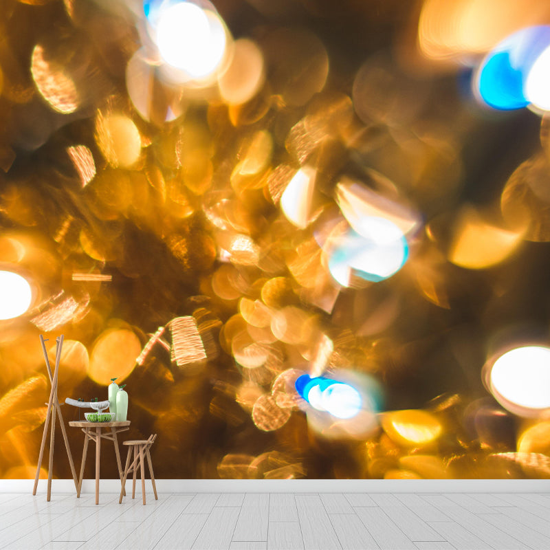 Blurry Pattern Mural Modern Style Stain Resistant Decorative Wall Art for Sitting Room