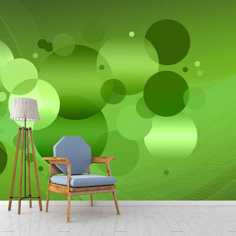 Blurry Pattern Abstraction Mural Wallpaper Mildew Resistant for Sleeping Room Decor