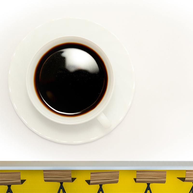 Coffee Mural Wallpaper Moisture Resistant Wall Decor for Coffee Shop, Customized Size