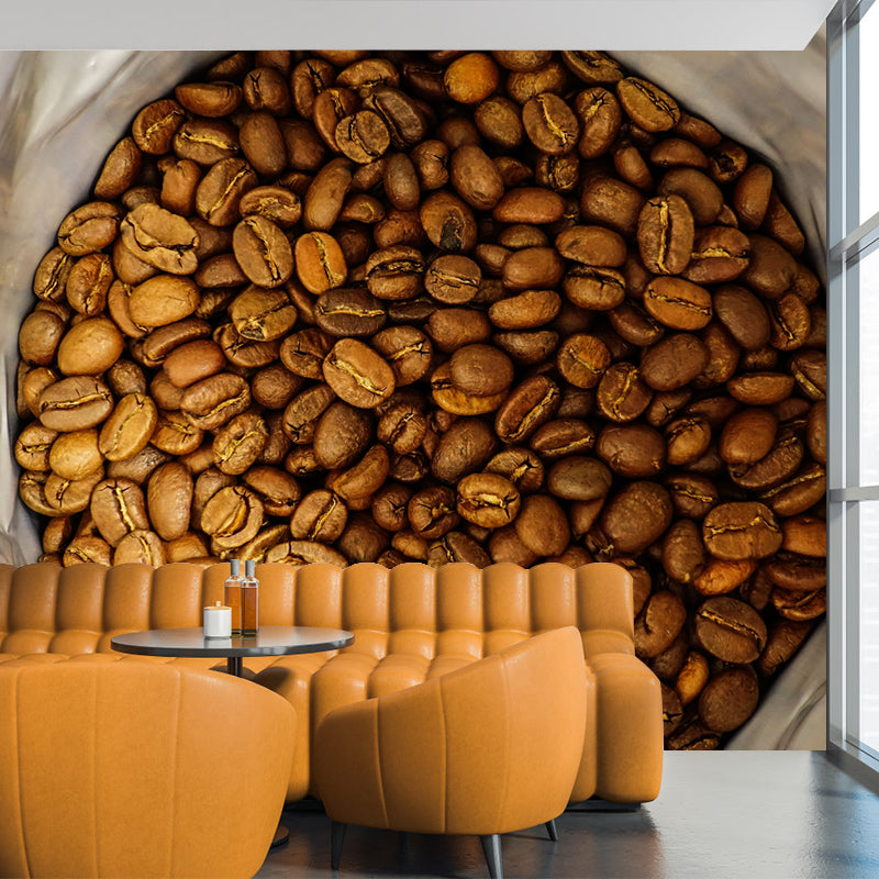 Full Size Coffee Beans Wall Decor for Coffee Shop, Custom Size Available