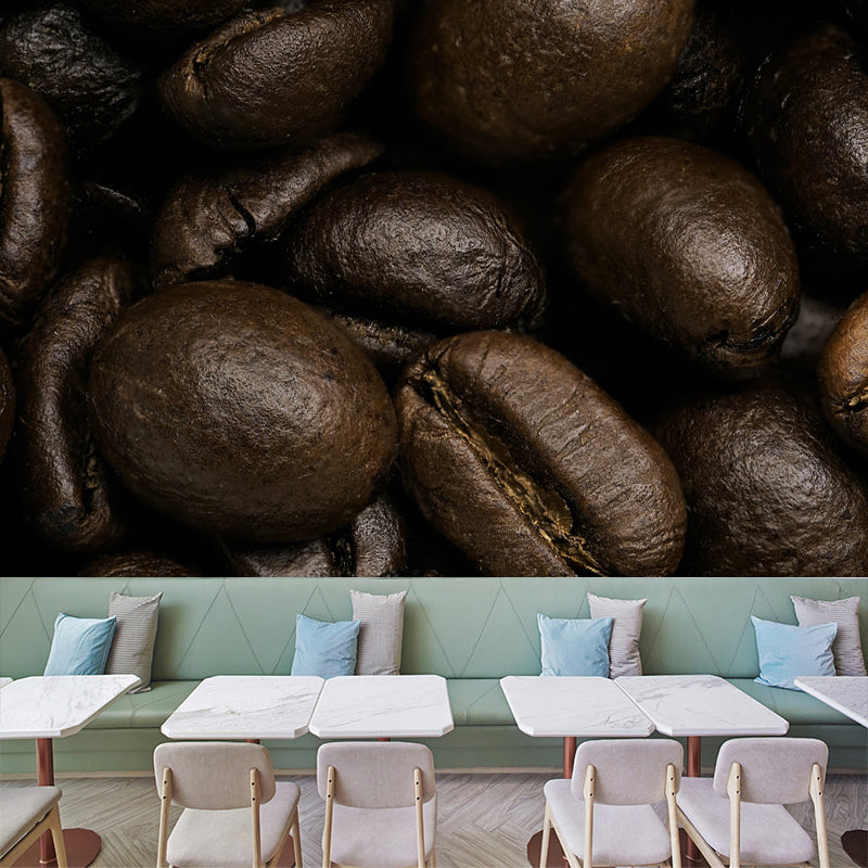 Full Size Coffee Beans Wall Decor for Coffee Shop, Custom Size Available