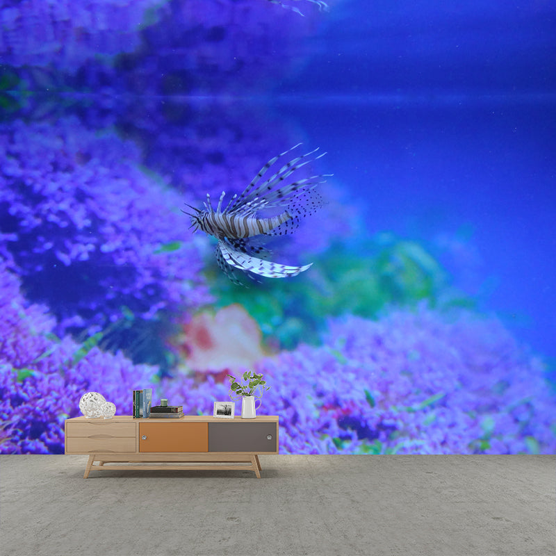 Tropical Seabed Landscape Mural for Living Room Decoration, Moisture Resistant