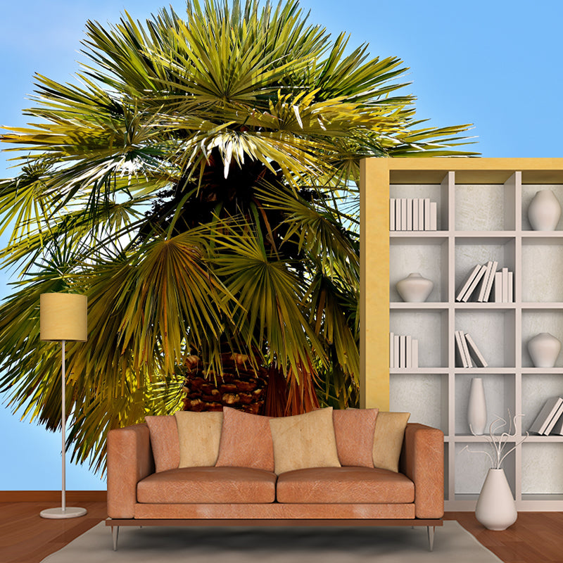Tropical Palm Tree Personalized Size Wall Covering for Sitting Room Bedroom