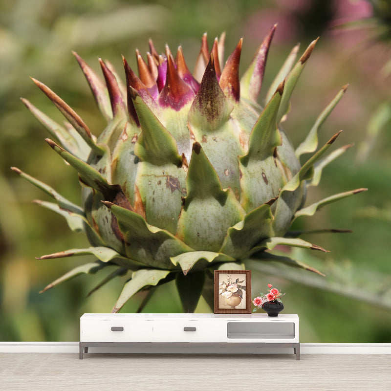 Artichoke Wall Mural for Reading Room Bedroom Decoration, Personalized Size