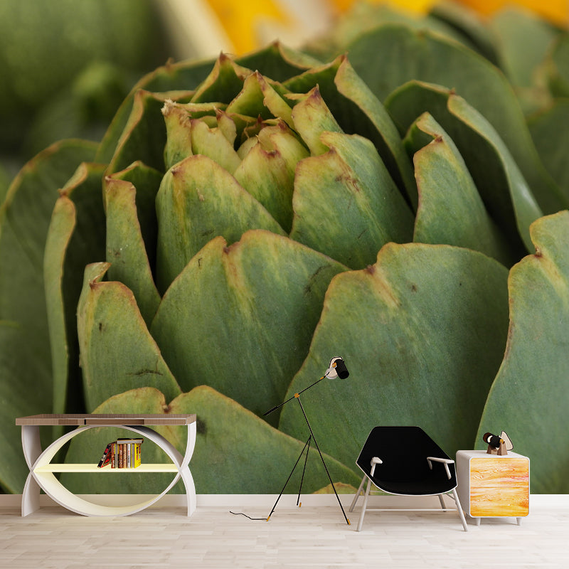 Artichoke Wall Mural for Reading Room Bedroom Decoration, Personalized Size