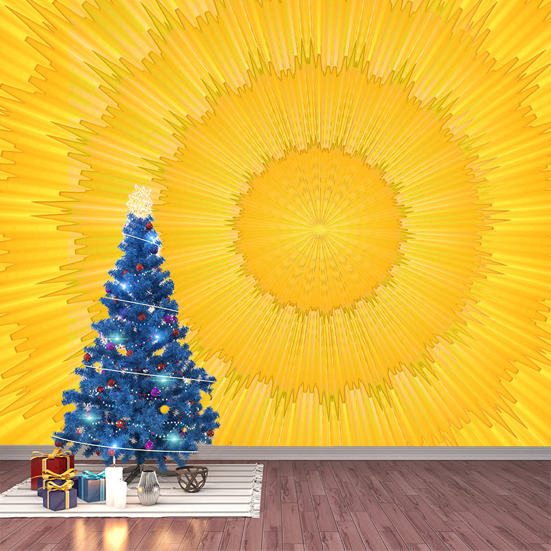 Minimalist Style Abstract Illustration Wall Mural for Bedroom Decoration, Personalized Size