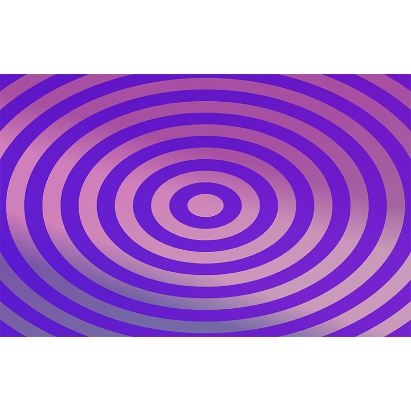 Geometric Concentric Circles Full Size Wall Mural for Living Room, Made to Measure