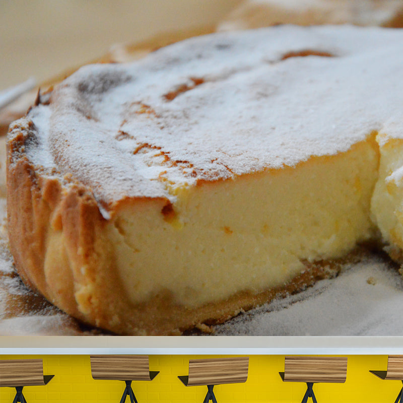 Dessert Mural Decal Modern Water Resistant Wall Covering for Bakery Interior