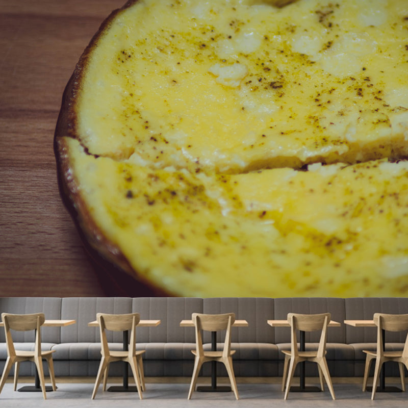 Tasty Dessert Mural Wallpaper Contemporary Wall Covering for Dessert Shop