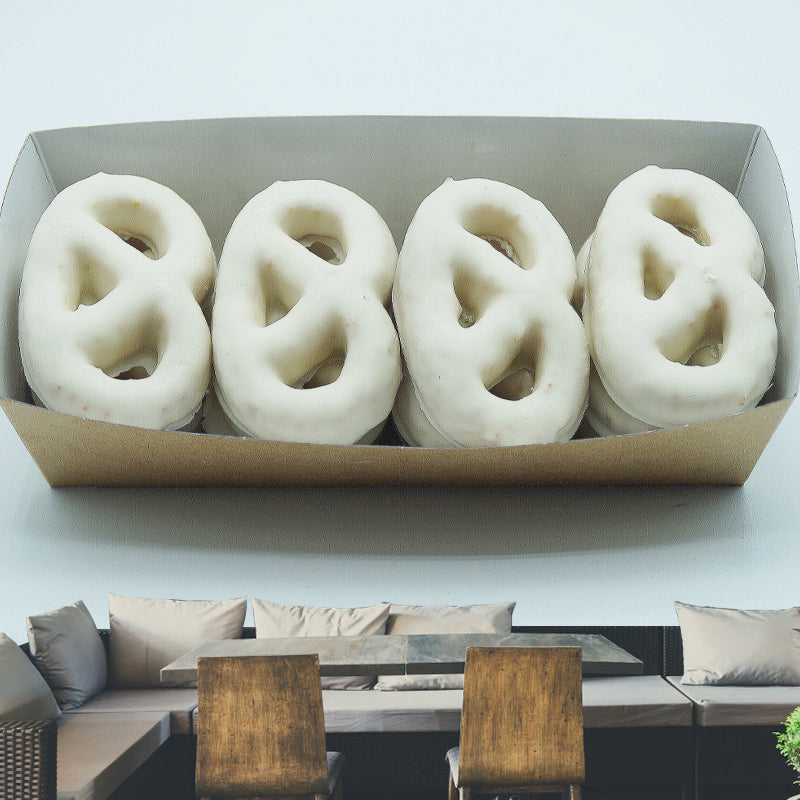 Exquisite Dim Sum Desserts Mural Wallpaper Mildew Resistant Cake Shop Wall Decor