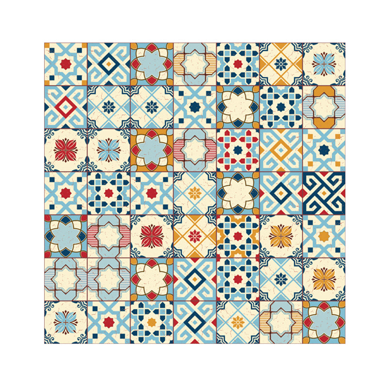 Morocco Geometric Pattern Rug Polyester Area Carpet Stain Resistant Rug for Home Decor