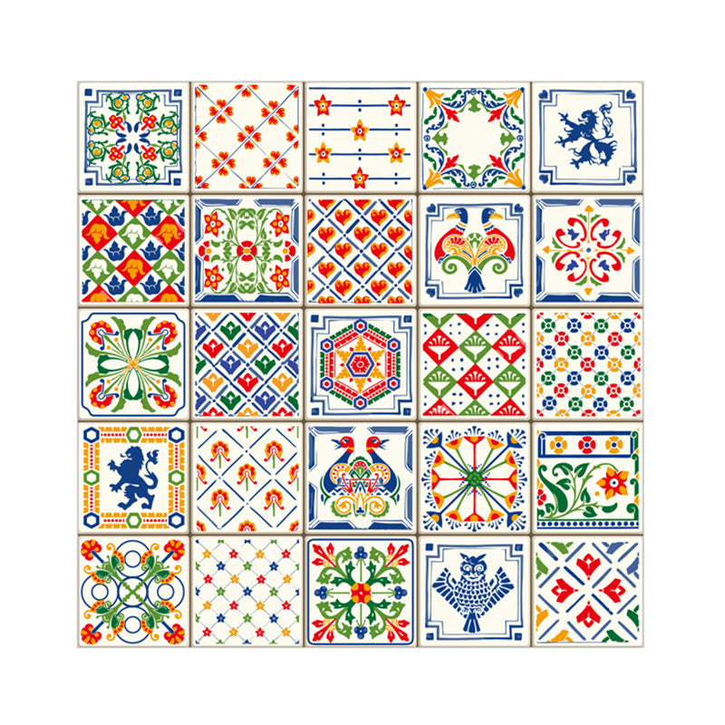 Morocco Geometric Pattern Rug Polyester Area Carpet Stain Resistant Rug for Home Decor