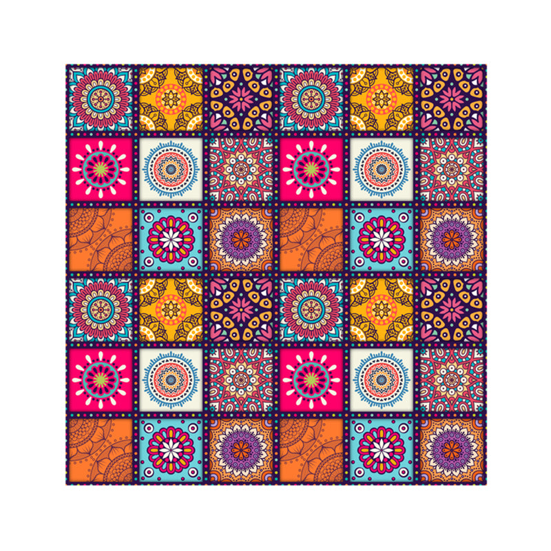 Morocco Geometric Pattern Rug Polyester Area Carpet Stain Resistant Rug for Home Decor