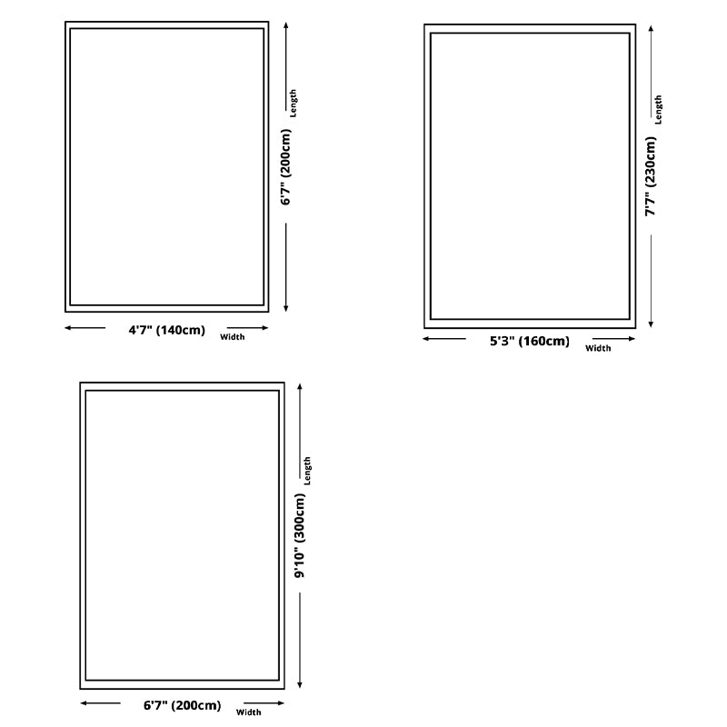 Traditioneller mehrfarbiger Teppichblumung Teppich -Fleckenresistent Teppich für Wohnzimmer