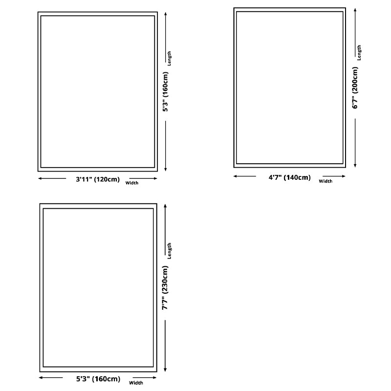 Teppich aus der Mitte des Jahrhunderts Nostalgie Blumendruck Teppich Polyester Anti-Rutsch-Rücken-Wohnzimmer Teppich