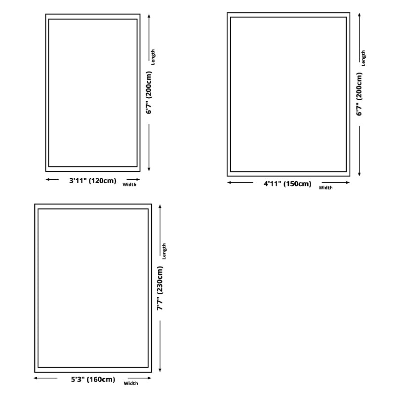 Apricot Modern Carpet Polyester Striped Carpet Washable Carpet for Living Room