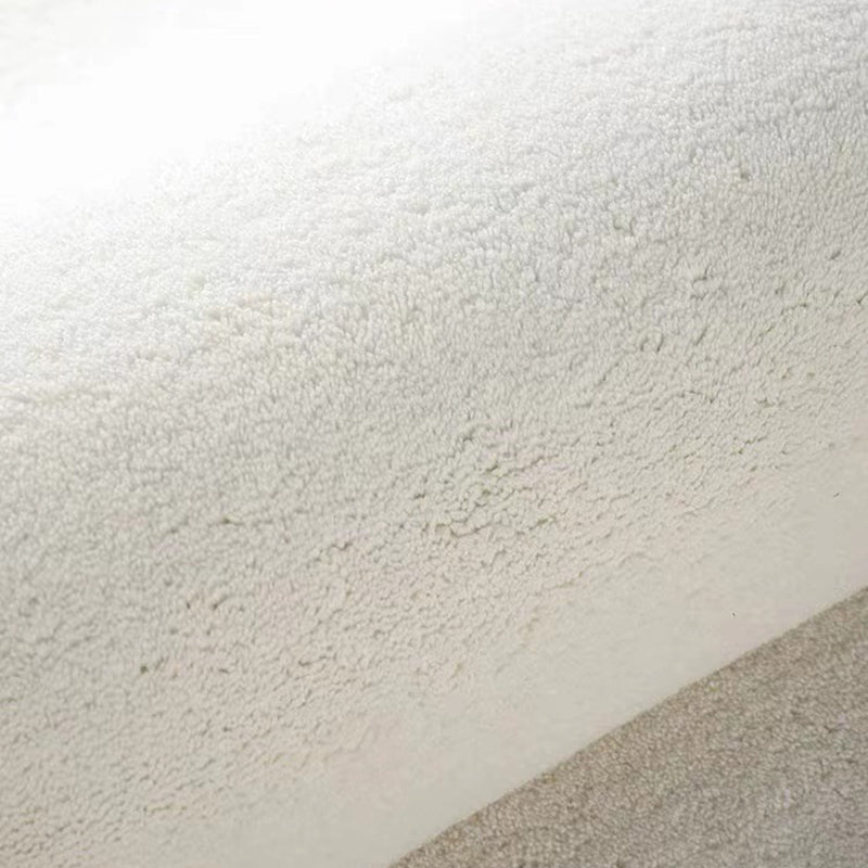 Apricot Modern Carpet Polyester Striped Carpet Washable Carpet for Living Room