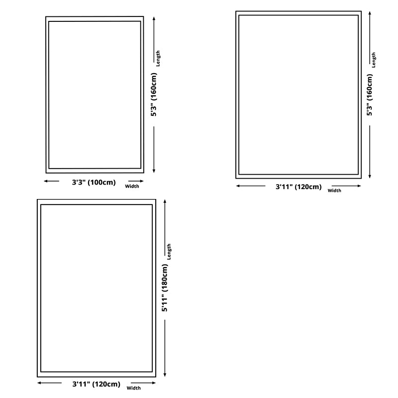 Blauer Vintage Teppich Polyester Rafik Teppich Nicht-Rutsch-Backing Teppich für Wohnzimmer