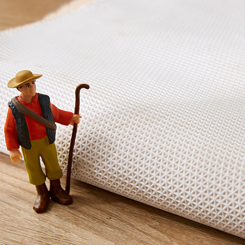 Light Camel Simple Rug Polyester Solid Color Rug Non-Slip Backing Rug for Drawing Room