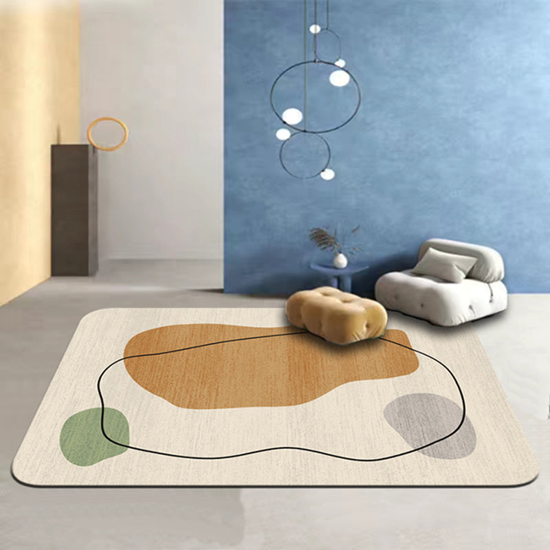 Hellblauer Casual Teppich Blended Line Indoor Teppich nicht rutscher Backing Teppich für Wohnkultur