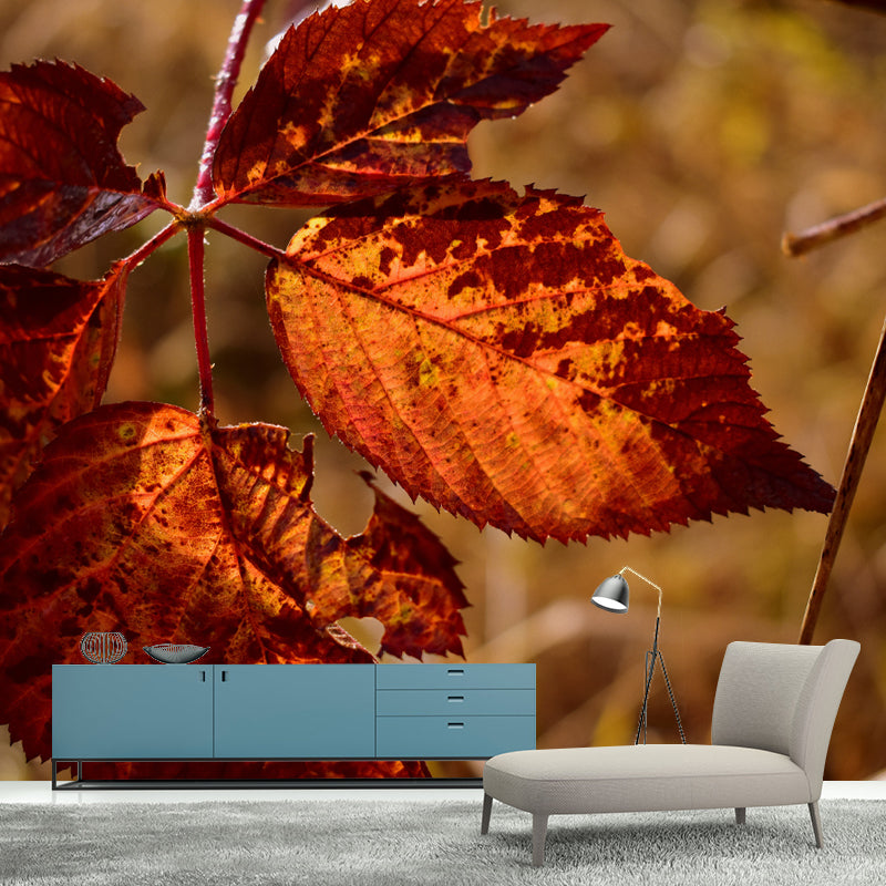 Leaves Murals Full Size Sitting Room Home Decor, Custom Size Available