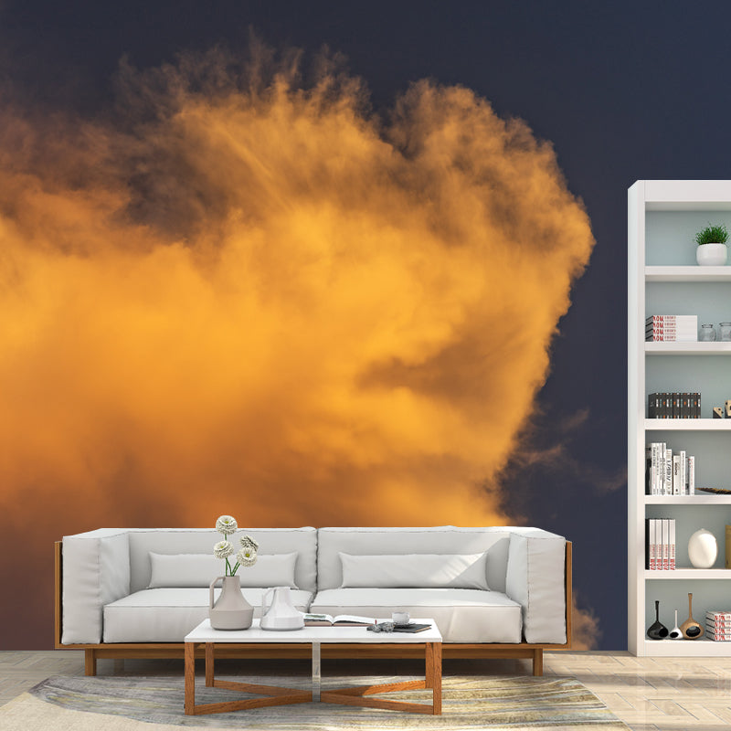 Sky View Moisture Resistant Wall Covering for Bedroom, Custom Size Available