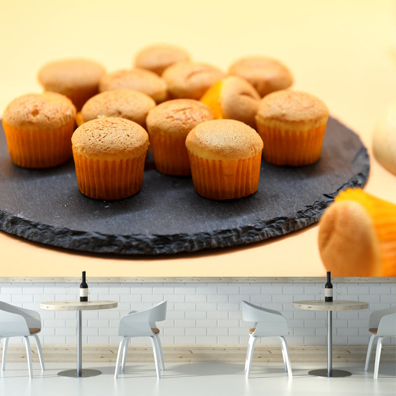 Delicious Cake Dessert Mural Wallpaper Modern Decoration, Custom Size Available