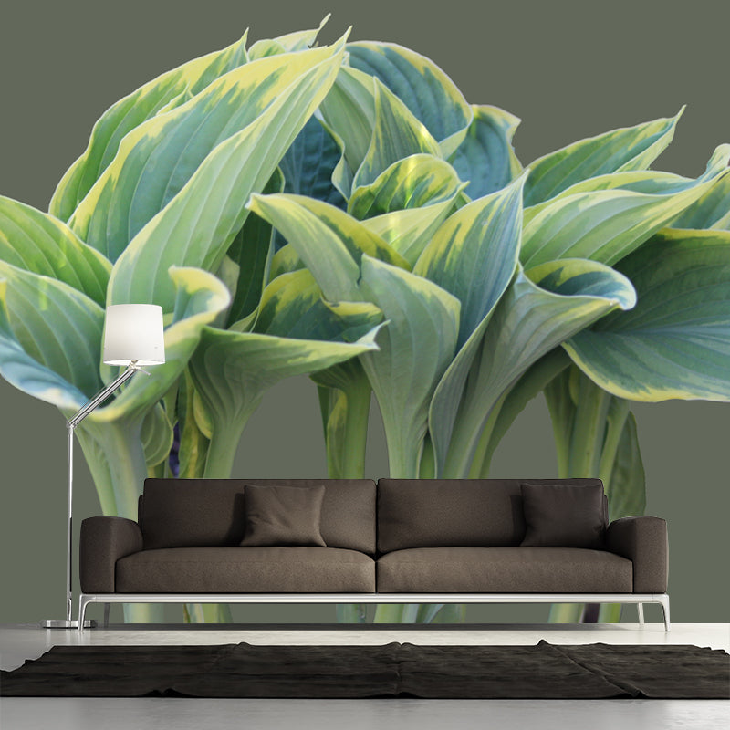 Leaf Plant Mural Stain Resistant for Dining Room Wall Decor, Made to Measure