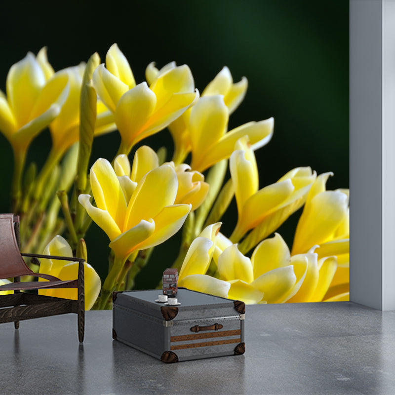 Beautiful Lily Mural Stain Resistant Dining Room Wall Decor, Made to Measure