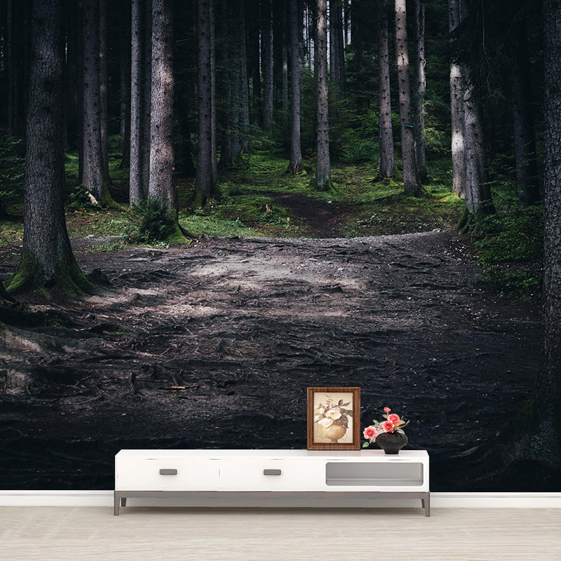 Customized Forest Mural Wall Covering Decorative Mildew Resistant for Decoration