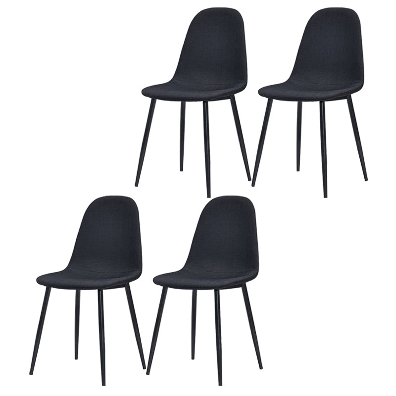 Moderne stijl faux lederen stoelen stevige achterste dinerkant -stoel voor thuisgebruik