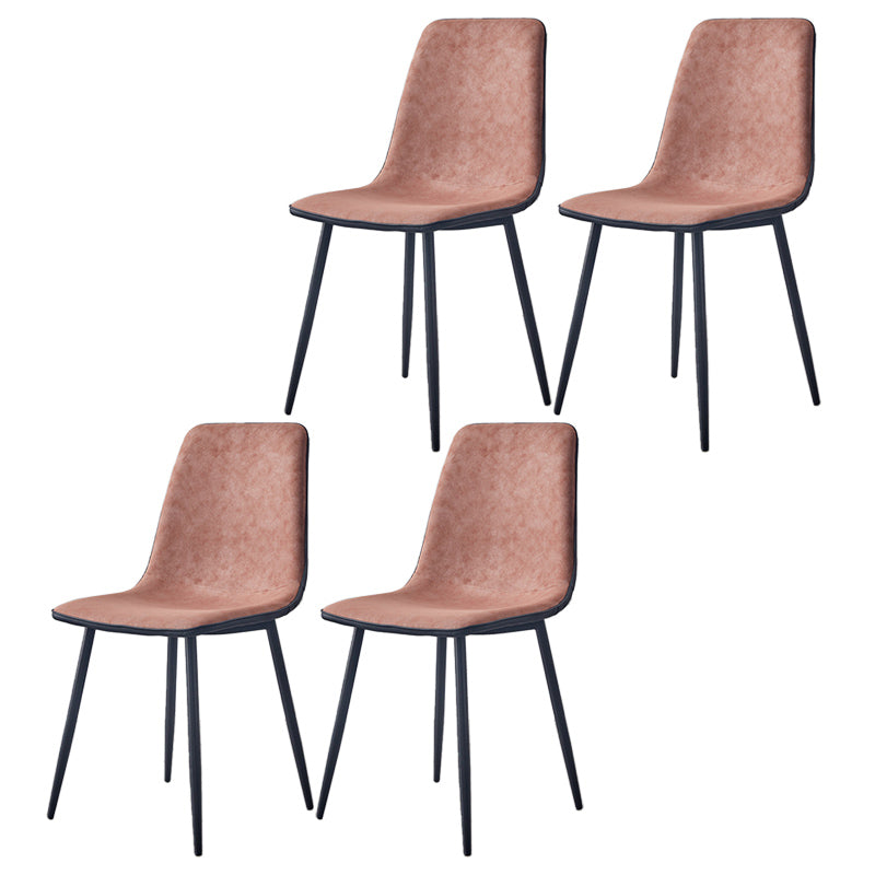 Moderne stijl faux lederen stoelen stevige achterste dinerkant -stoel voor thuisgebruik