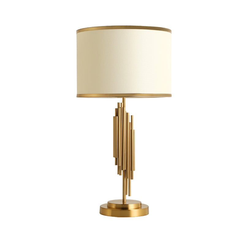 Vat taakverlichting eigentijdse stof 12 "/14" breed 1 lamp goud klein bureaubricht voor bed