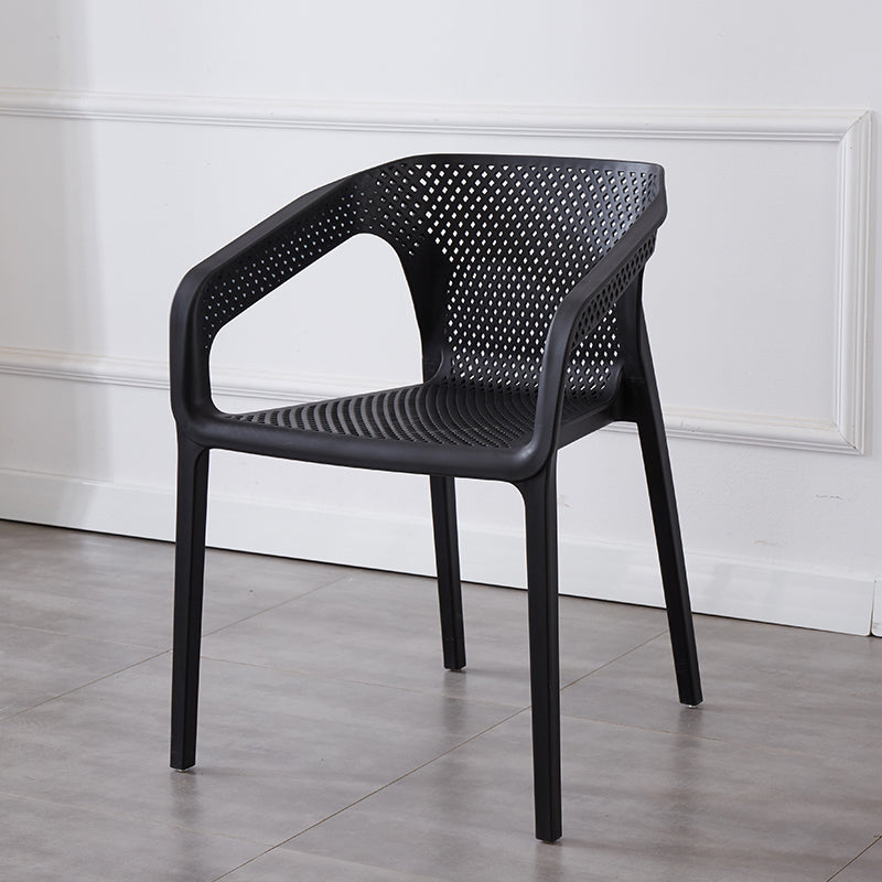 Chaise de salle à manger en plastique de style moderne chaise de salle à manger pour salle à manger