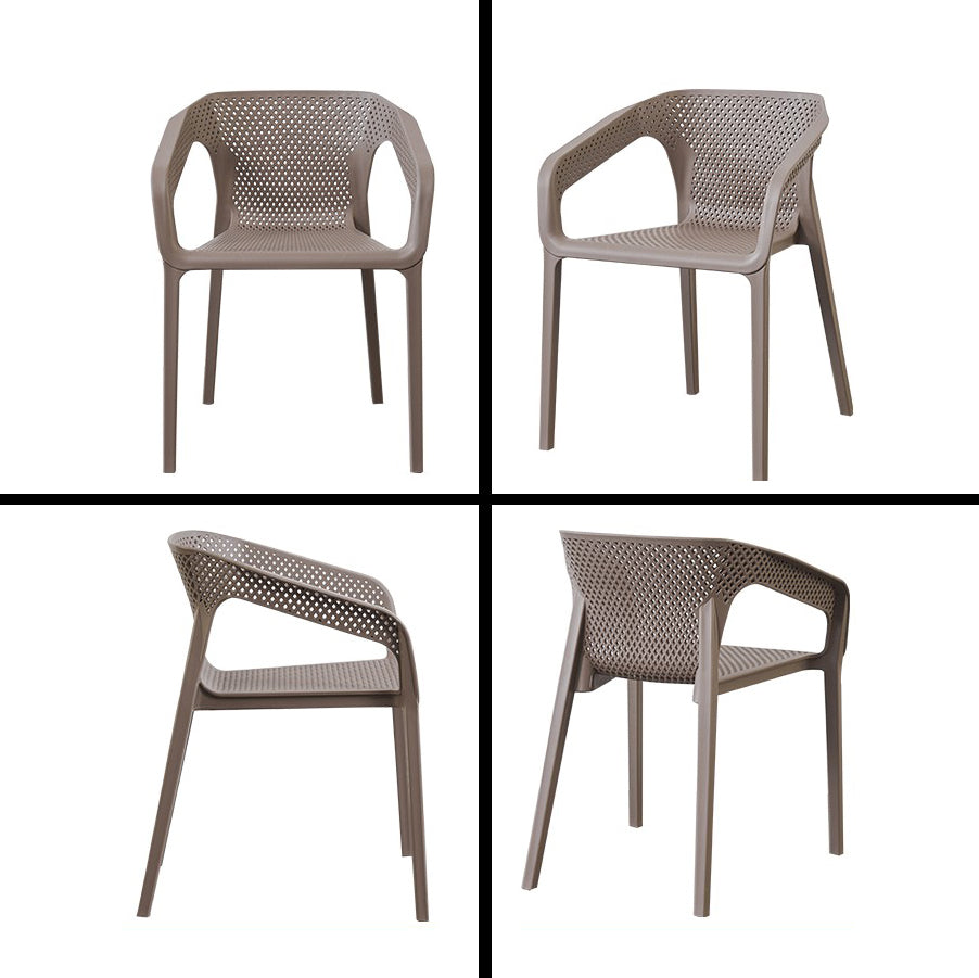 Chaise de salle à manger en plastique de style moderne chaise de salle à manger pour salle à manger