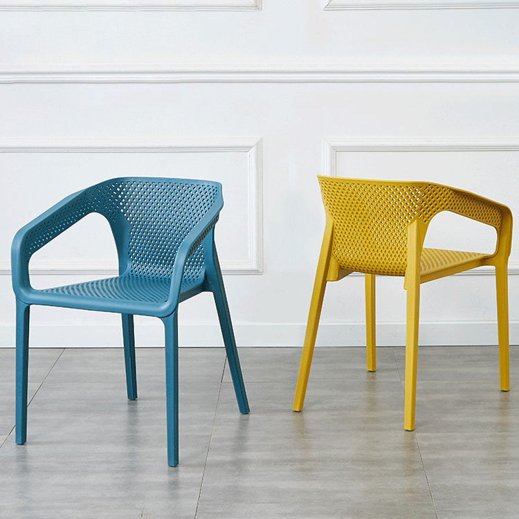 Chaise de salle à manger en plastique de style moderne chaise de salle à manger pour salle à manger
