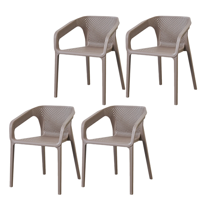 Chaise de salle à manger en plastique de style moderne chaise de salle à manger pour salle à manger