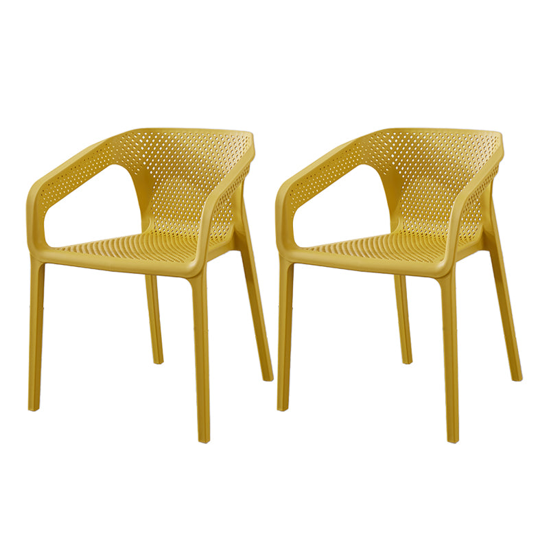 Chaise de salle à manger en plastique de style moderne chaise de salle à manger pour salle à manger