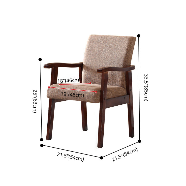 Chaise de salle à manger carrée de cuisine contemporaine Parsons à manger chaise