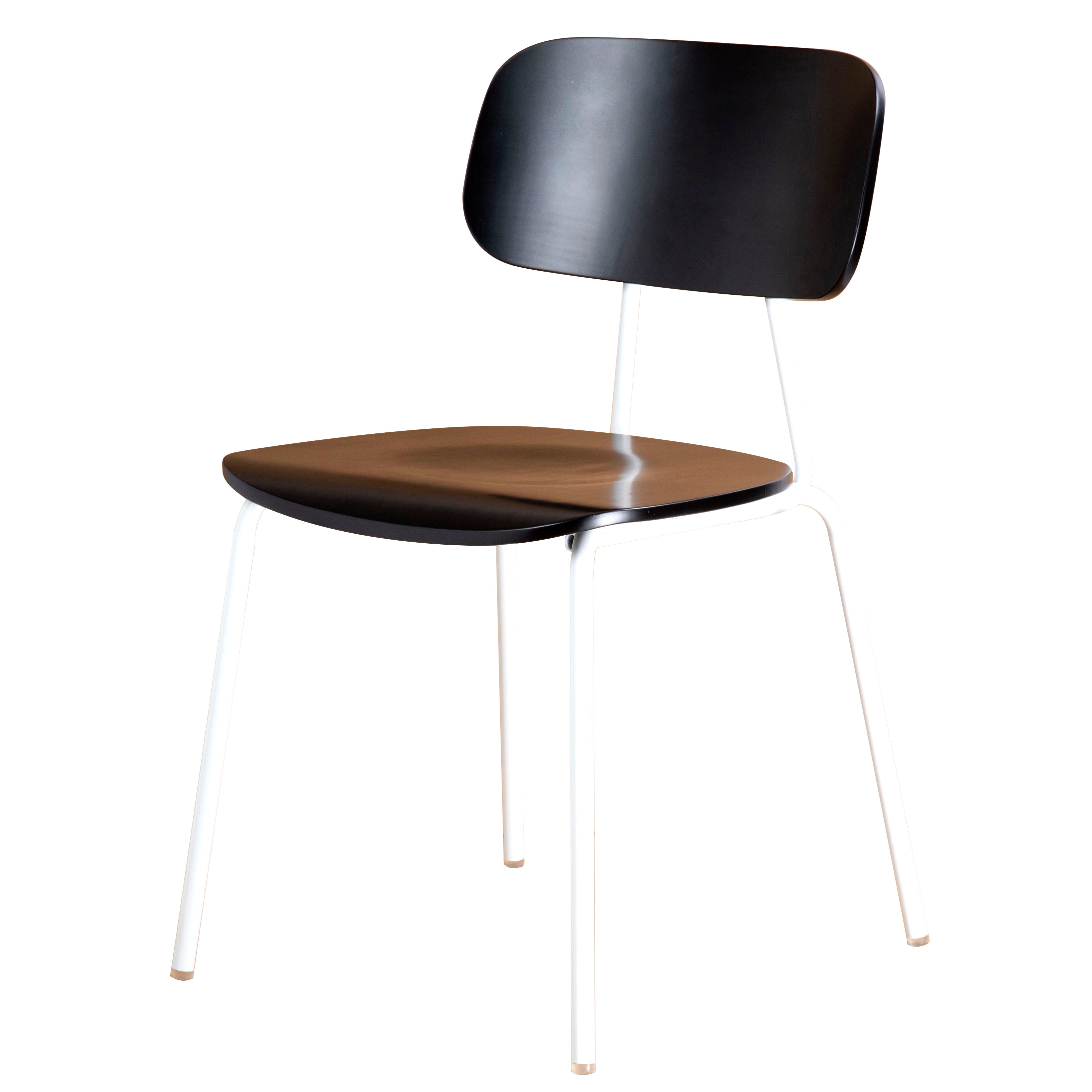 Metal Industrial Style Dining Side Chair Indoor Open Back Dining Side Chair
