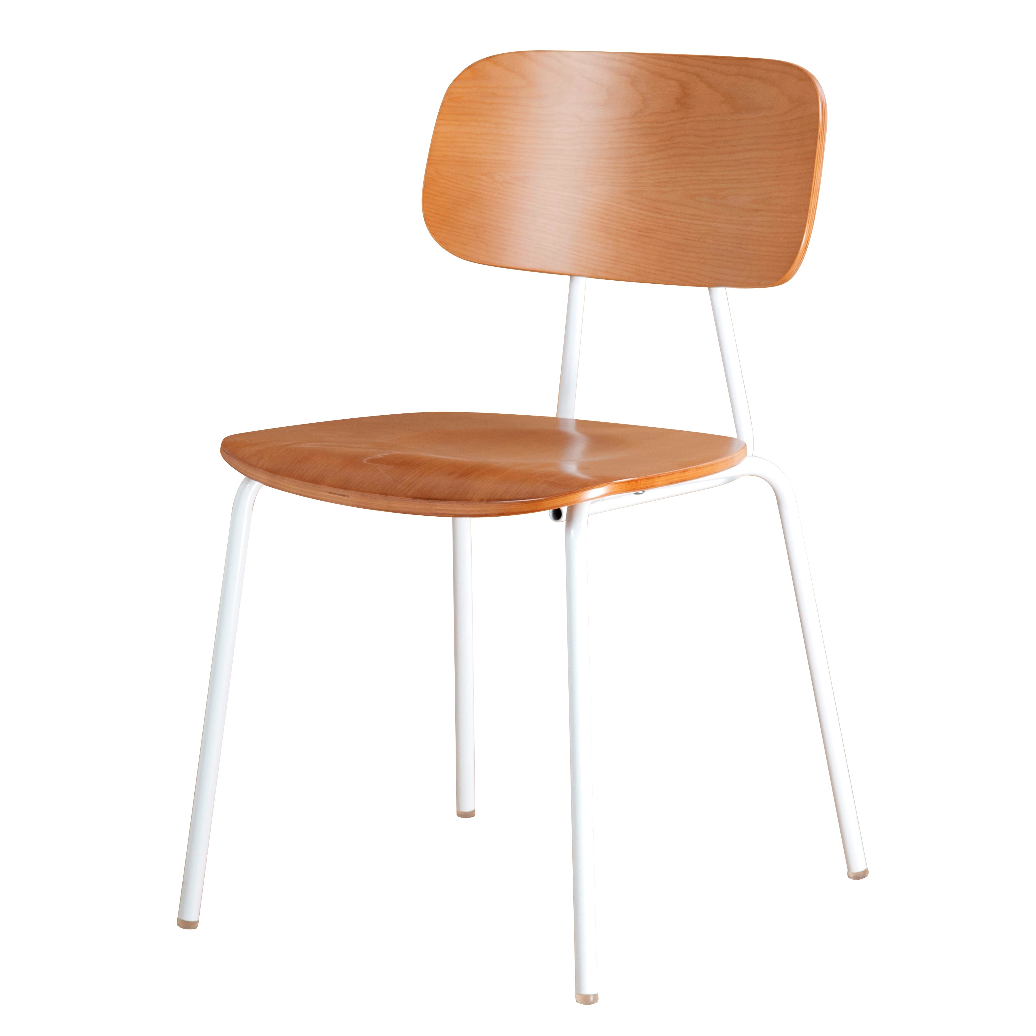Metal Industrial Style Dining Side Chair Indoor Open Back Dining Side Chair