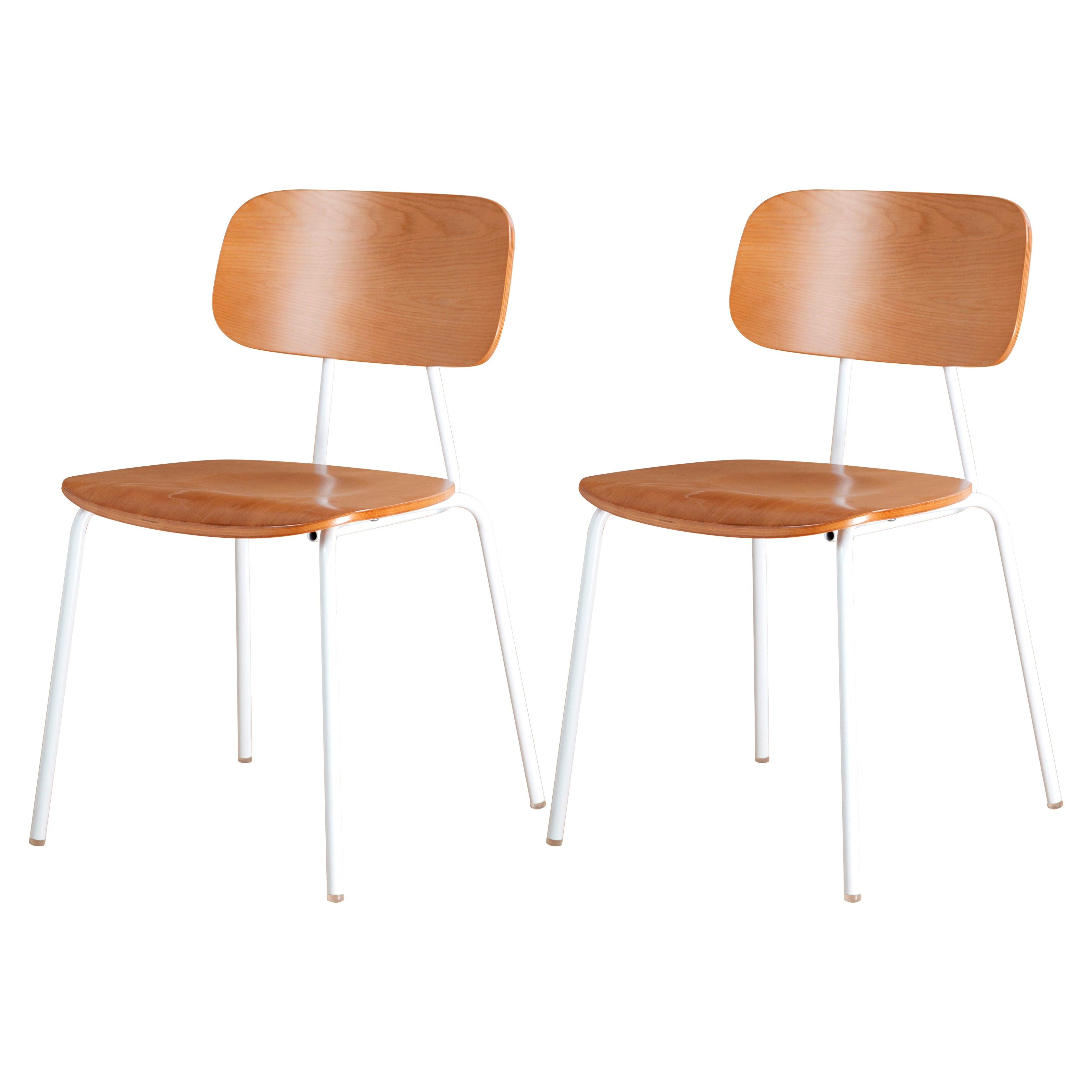 Metal Industrial Style Dining Side Chair Indoor Open Back Dining Side Chair