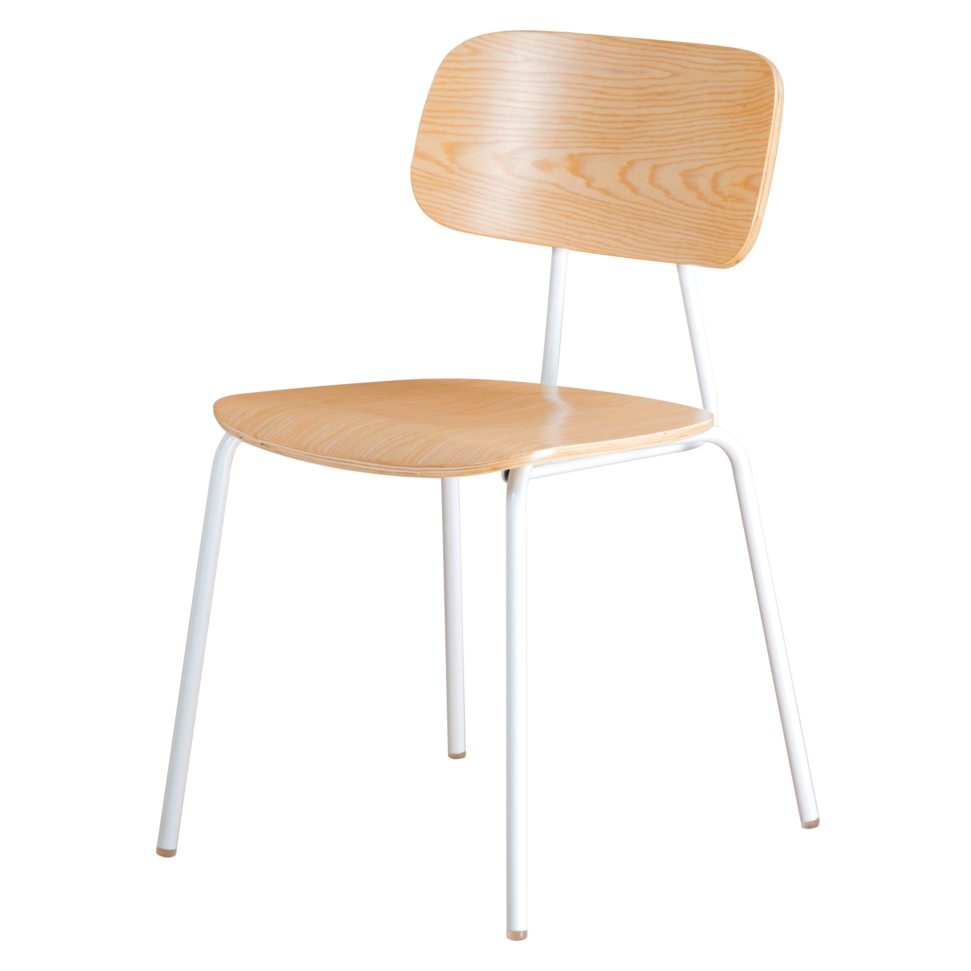 Metal Industrial Style Dining Side Chair Indoor Open Back Dining Side Chair