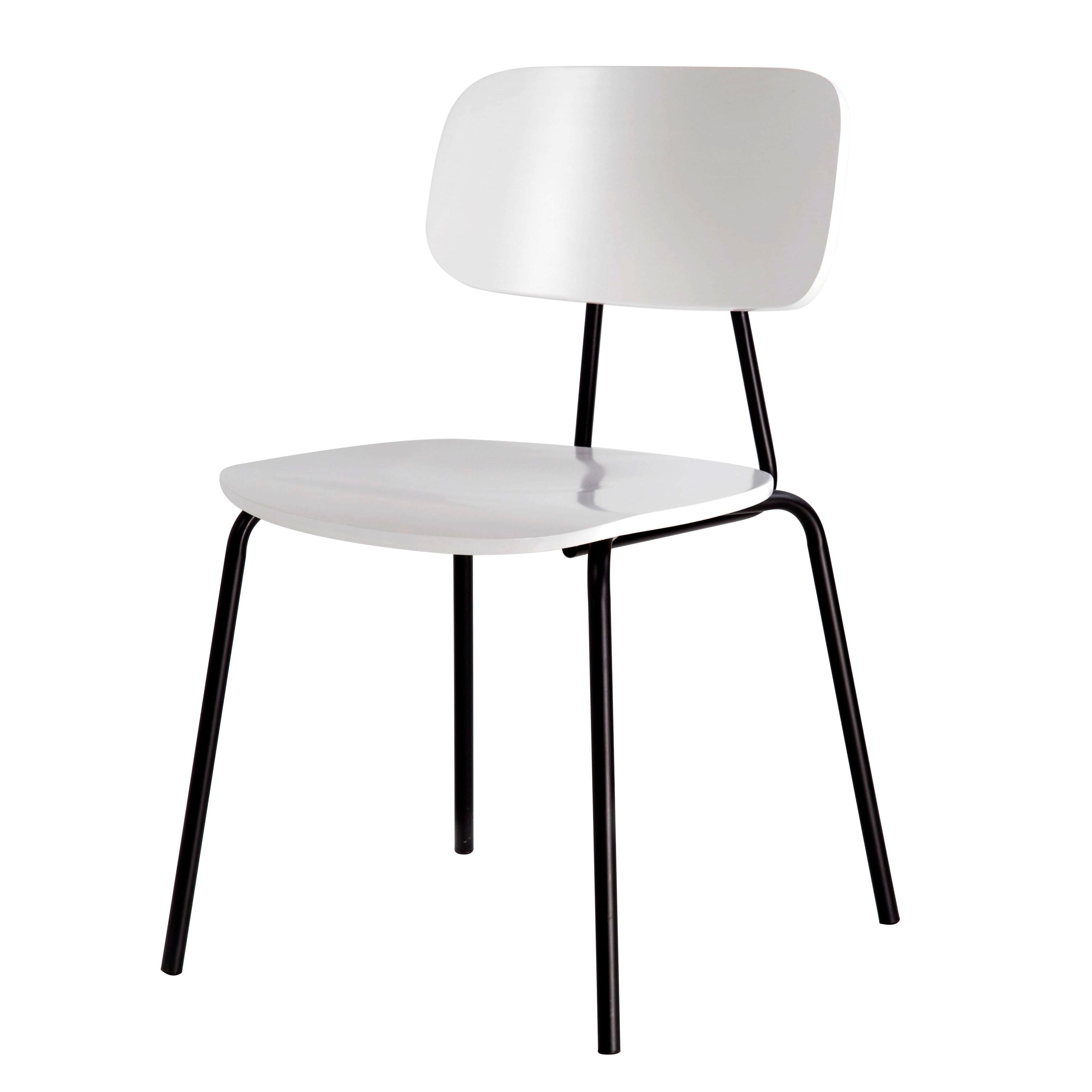 Metal Industrial Style Dining Side Chair Indoor Open Back Dining Side Chair