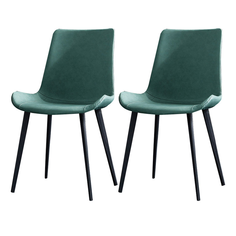 Chaise de salle à manger industrielle en métal, finition métallique, chaise de salle à manger à dossier solide
