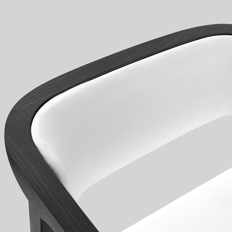 Chaises d'appoint rembourrées de style scandinave, chaise de salle à manger à dossier ouvert pour un usage domestique