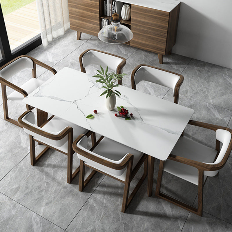 Chaises d'appoint rembourrées de style scandinave, chaise de salle à manger à dossier ouvert pour un usage domestique