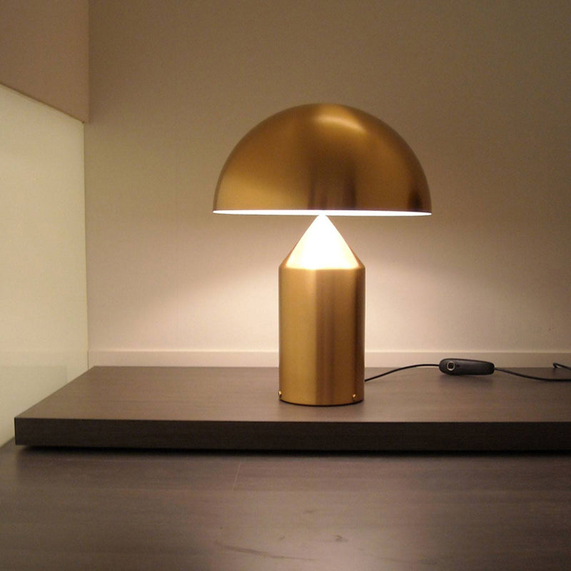 Lampada da comodino Hemisphere Lampada da lettura moderna in metallo da 10"/15" di larghezza a 3 teste, in oro